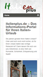 Mobile Screenshot of italienplus.de